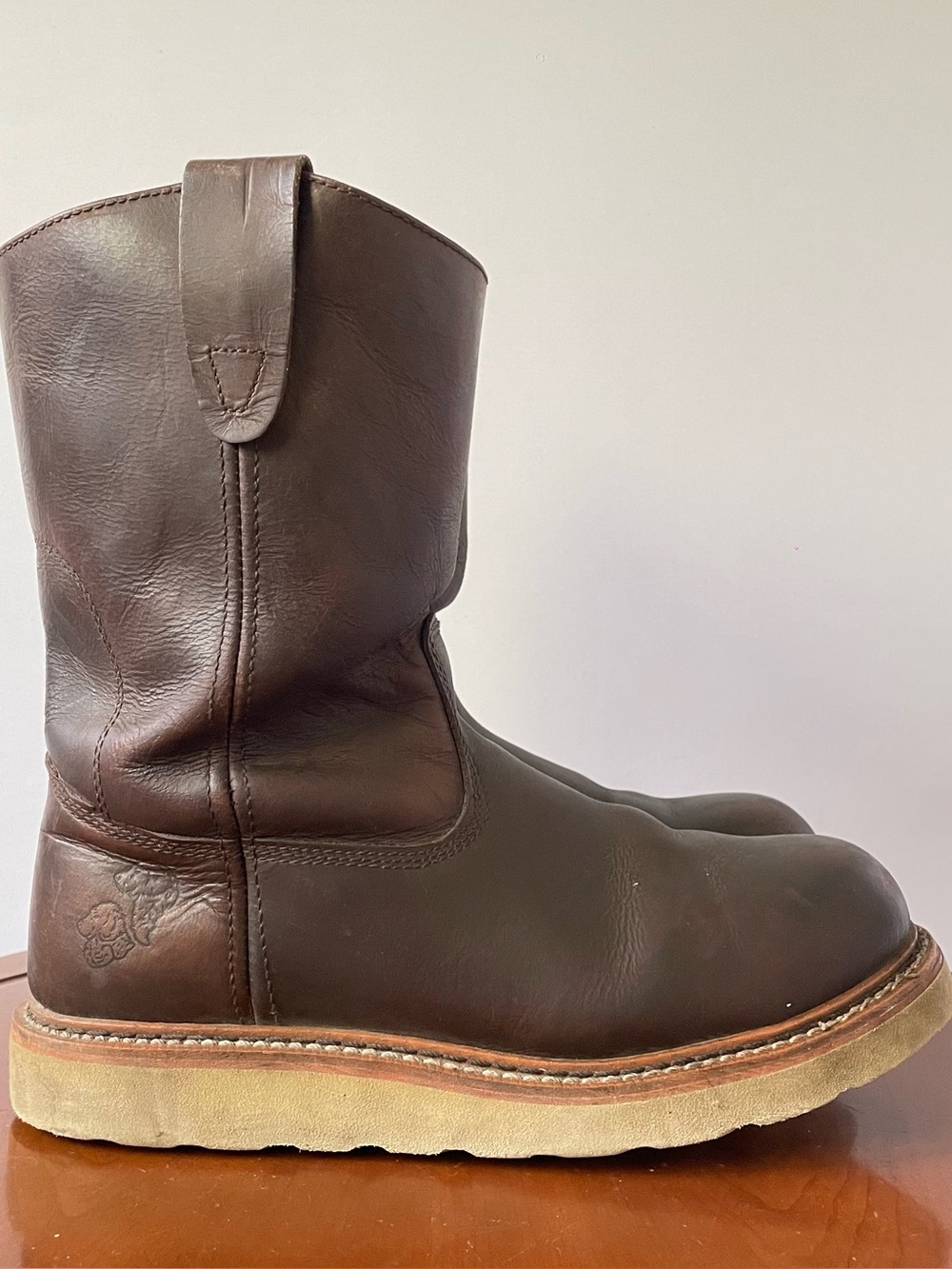 Golden Retriever Men's 9955 Safety Toe Pull On Wedge Boot | US 11W